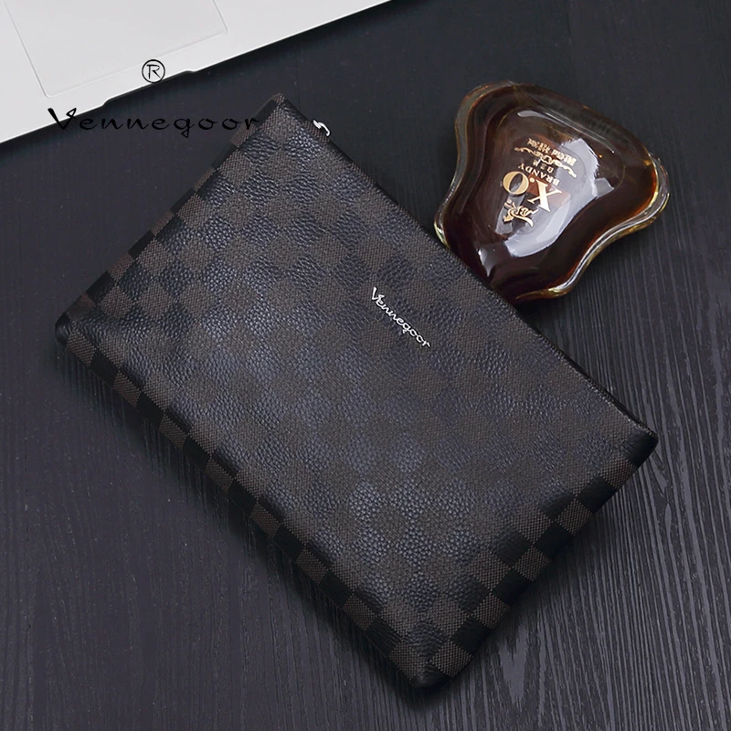 头层牛皮软牛皮男士手包大容量真皮手拿包男包商务休闲钱包