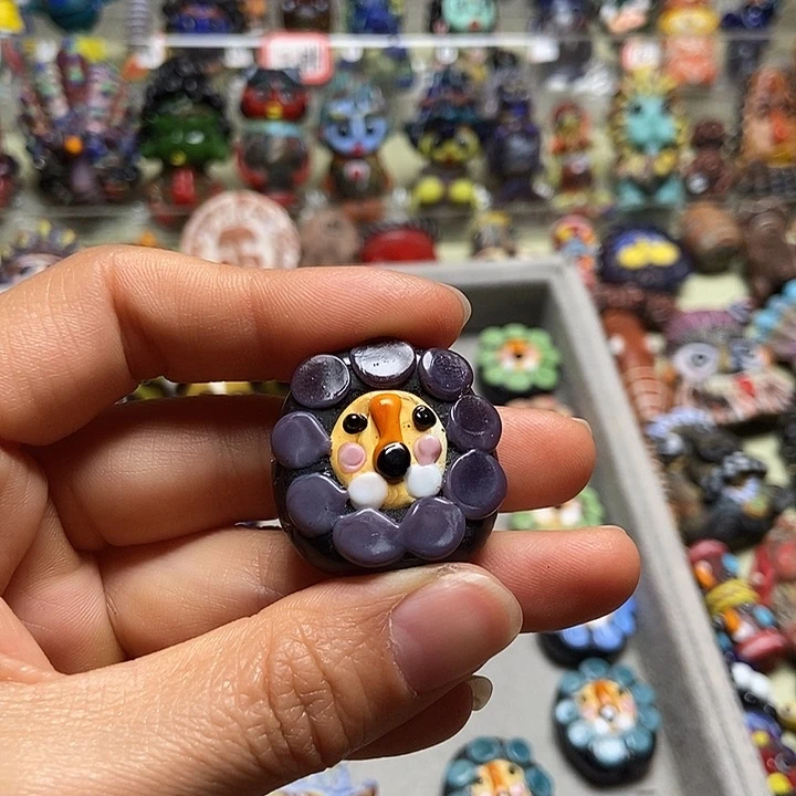 琉璃颈饰福利狮子一个