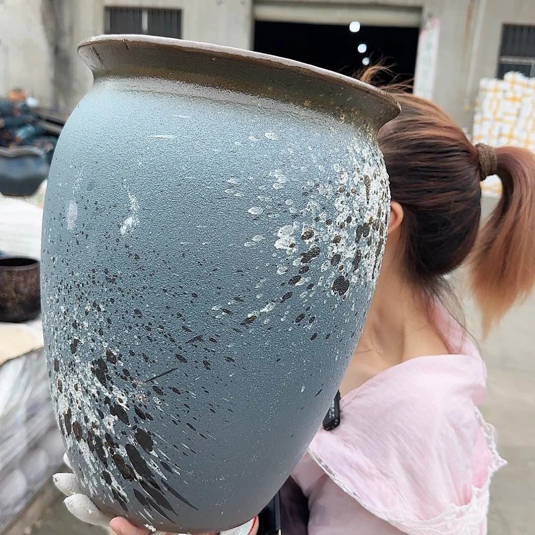 紫砂花盆王嫂花盆0921-122高35口25