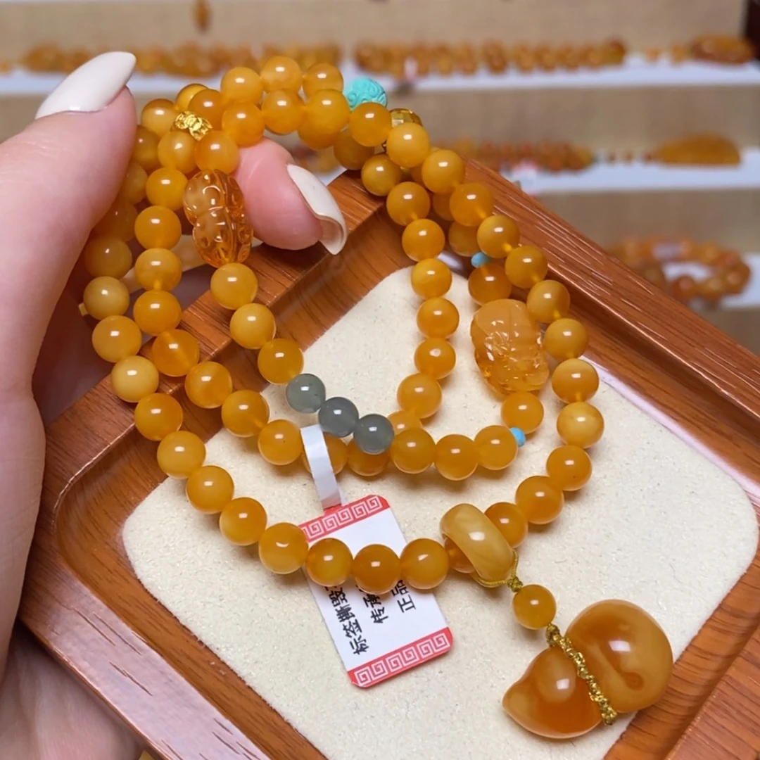 【闪购商品】未镶嵌蜜蜡手链手串