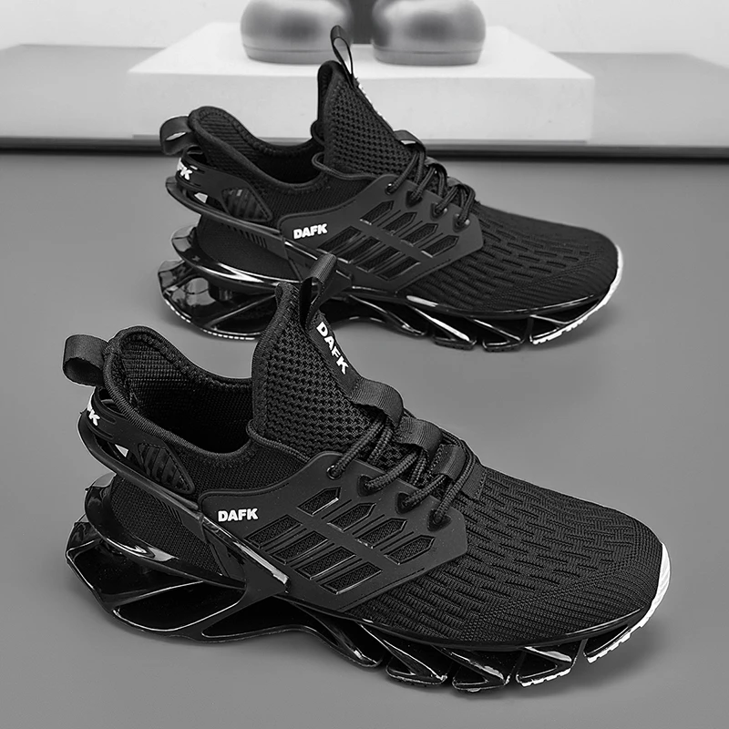 保罗圣约翰蛇年限定新款刀锋潮鞋飞织运动鞋百搭国潮男鞋休闲透气