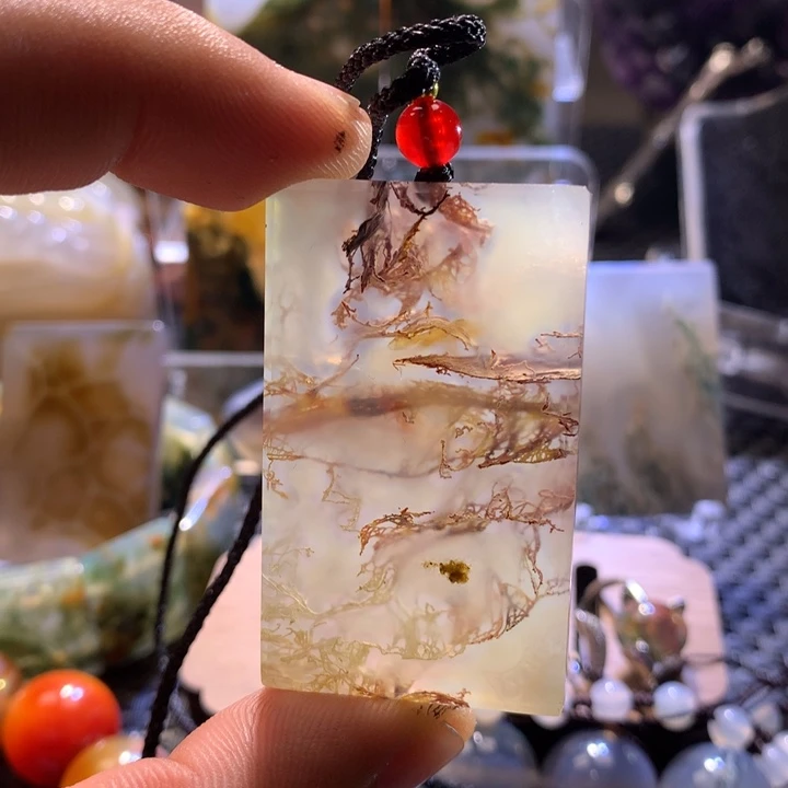 東***哥玛瑙/玉髓合金颈饰