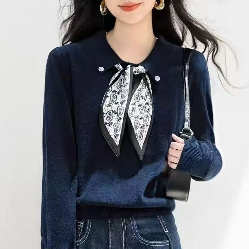 2025新款妈妈装大码针织衫上衣中年女遮肚打底衫洋气百搭毛衣爆款