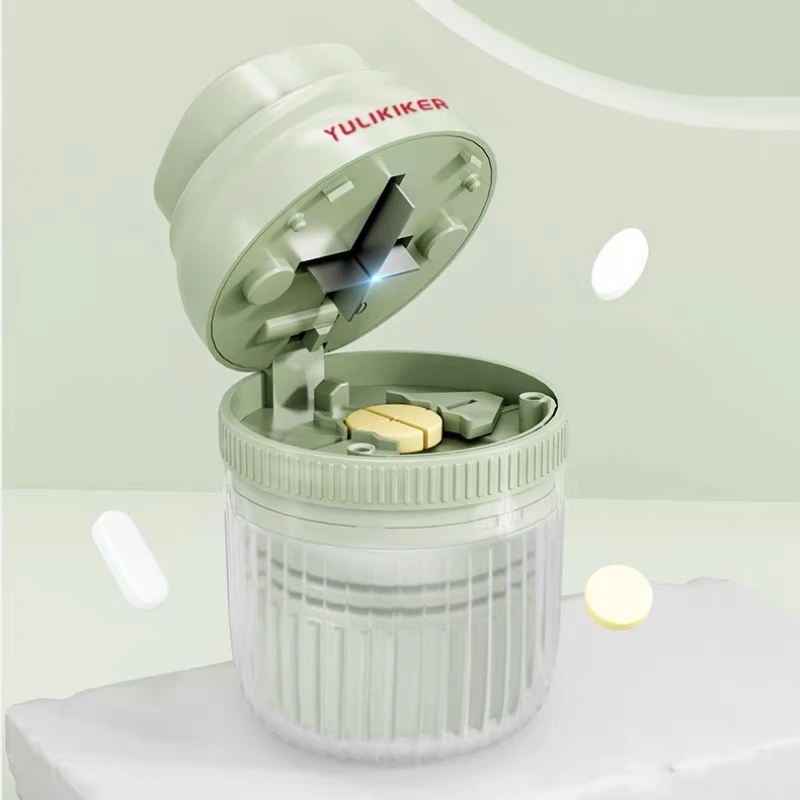 日本切药器分药器一分二剪药四分之一切药片神器药品研磨器磨药器