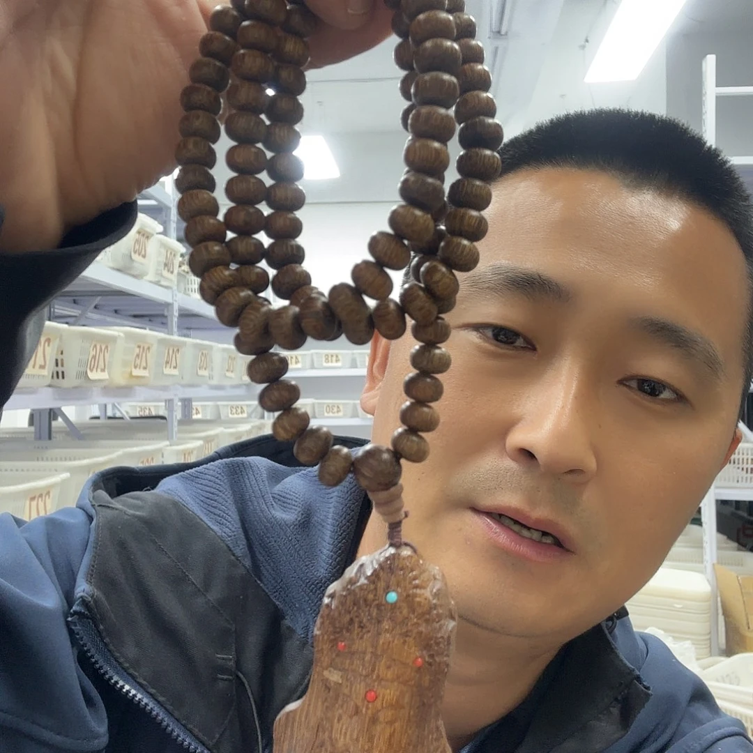 白玉菩提手串白棋脖挂