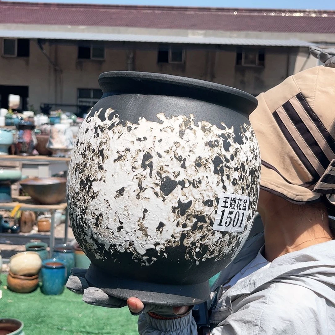 紫砂花盆王嫂花盆直播0529- 1501 高26口19