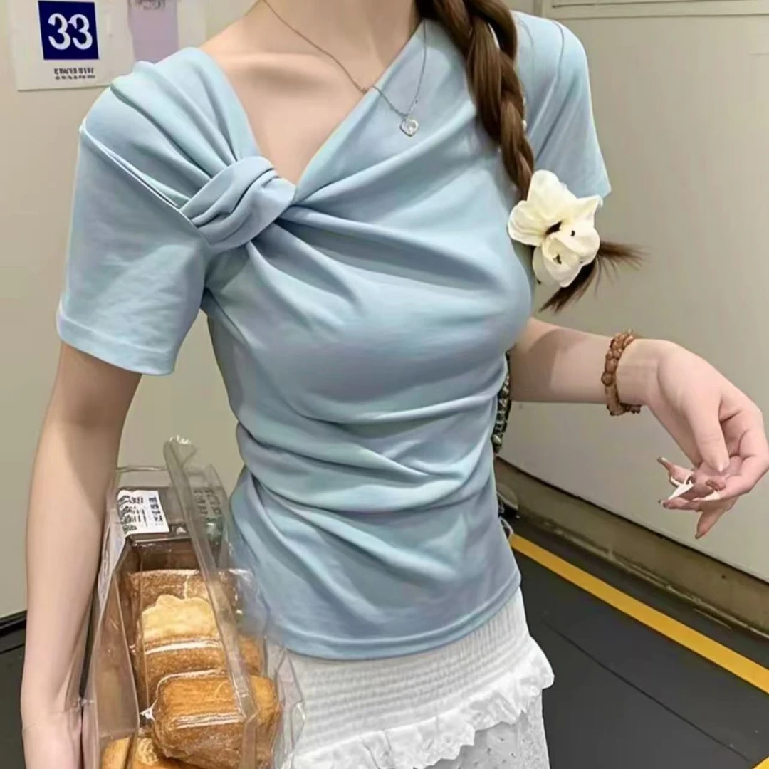6月丽401到600  Q   默认微瑕NO退NO换女士短袖上衣