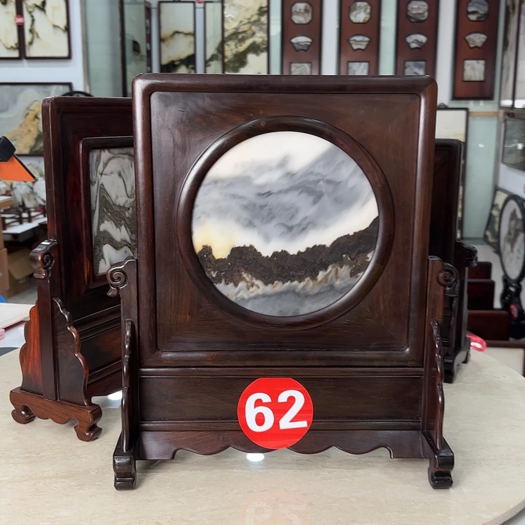 江***夏石材天然云石摆件摆件