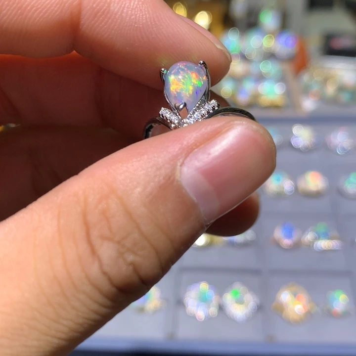 欧泊合金欧泊戒指