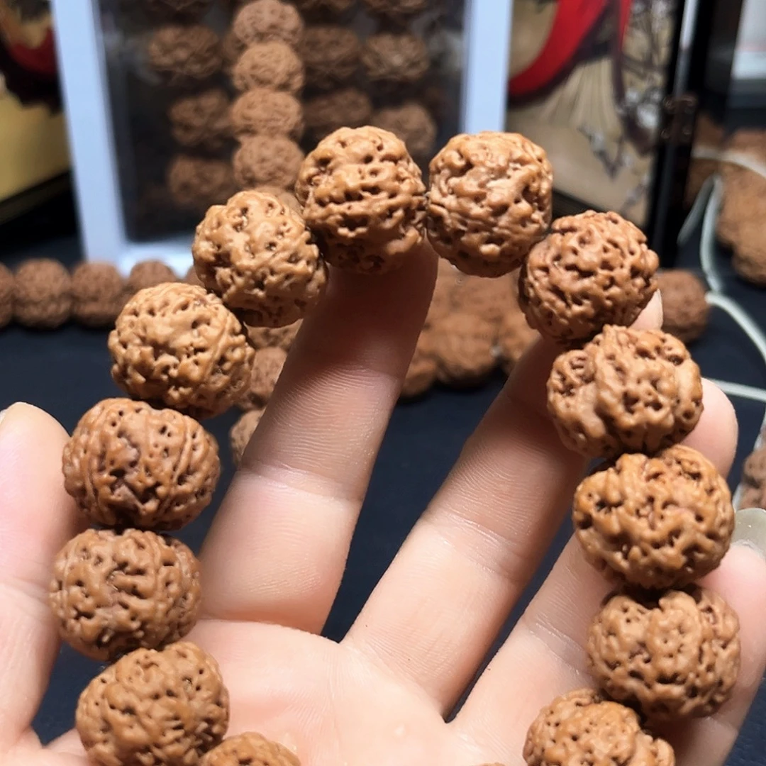 手串金刚菩提小五星头梅花型扇面