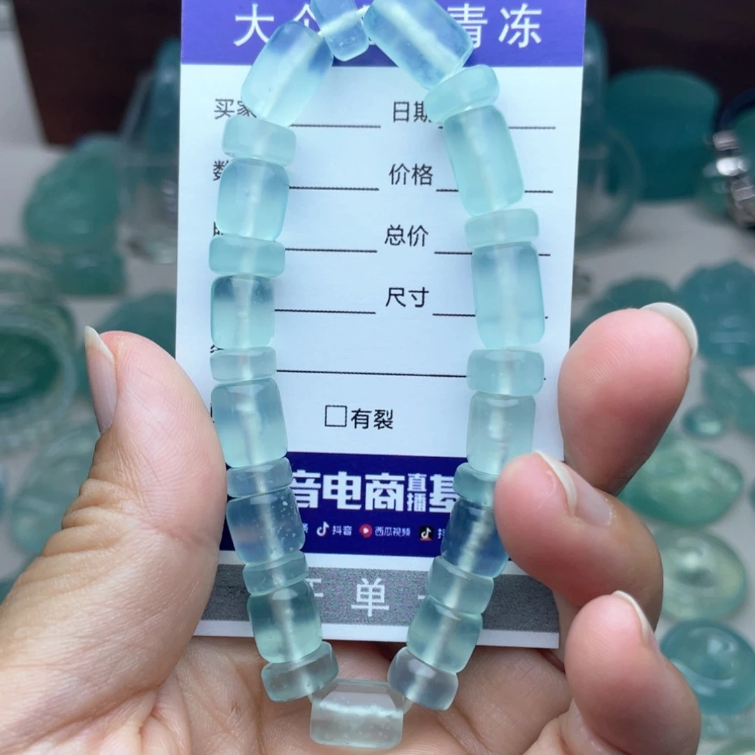 未镶嵌蛇纹石玉手链