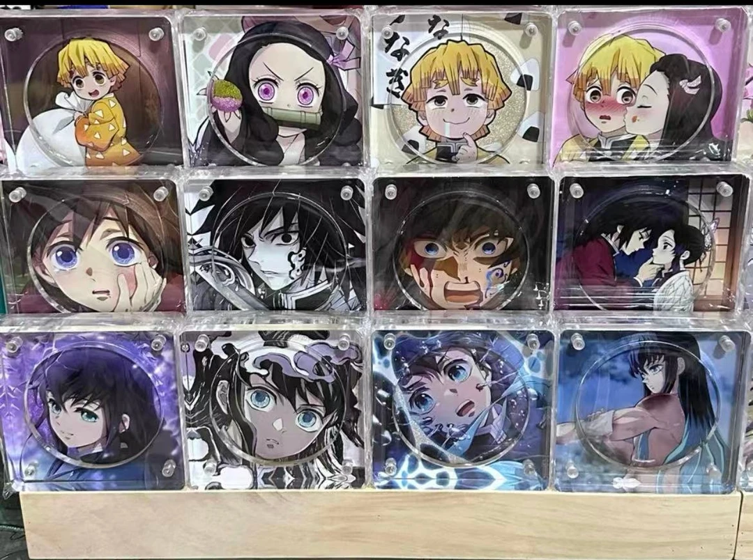 【平拆拆开可换】鬼灭之刃吧唧砖二创混箱图案多【拆开后不退】