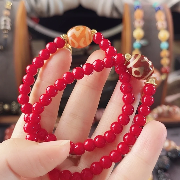 玛瑙/玉髓（覆膜）未镶嵌颈饰发一个