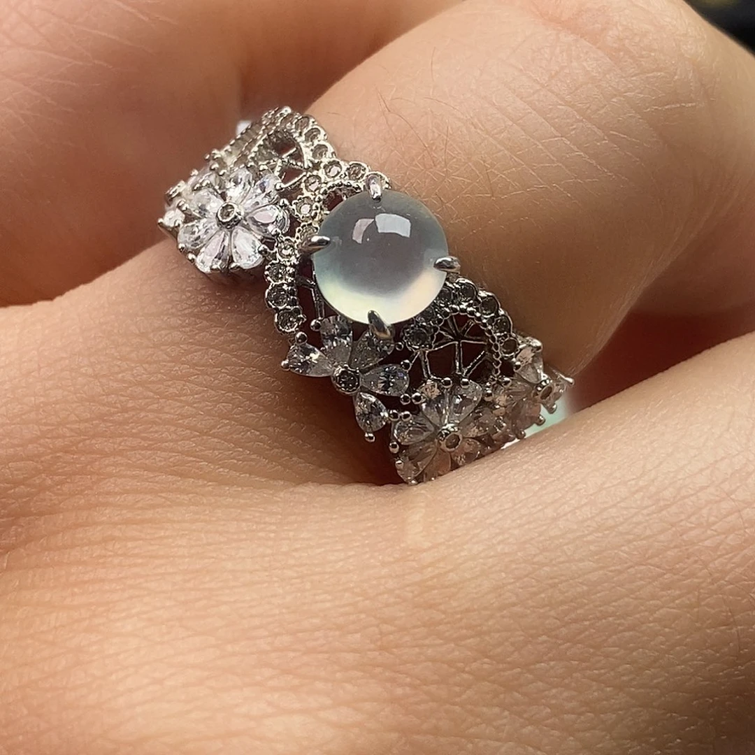 翡翠未镶嵌戒指翡翠