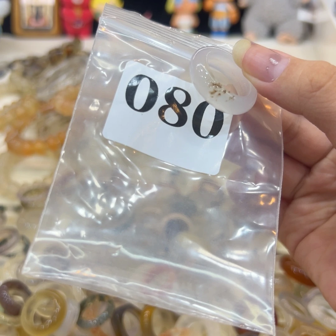 玛瑙/玉髓戒指合金80港17