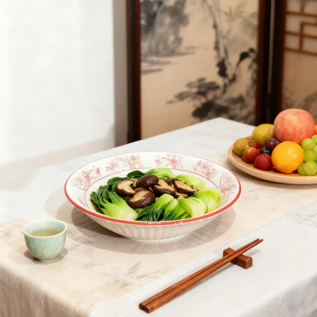 陶瓷正品红色江西小炒盘土菜湘菜私房菜喜庆新款创意特色手绘餐具