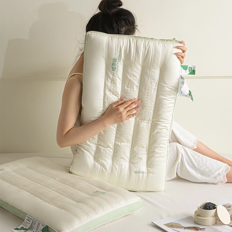 诧寂风胶原蛋白养护高端草木本养生枕芯分区护颈枕再生纤维成人