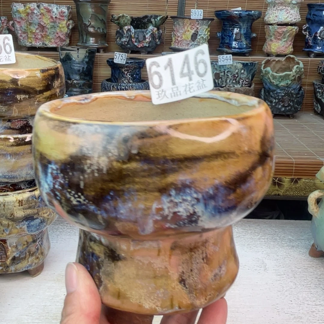 S***a手工花盆默认瑕疵完美者勿拍