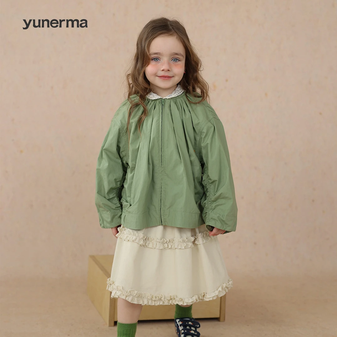 允儿妈女童春夏薄款洋气短款夹克外套宝宝儿童幼儿园时髦百搭上衣