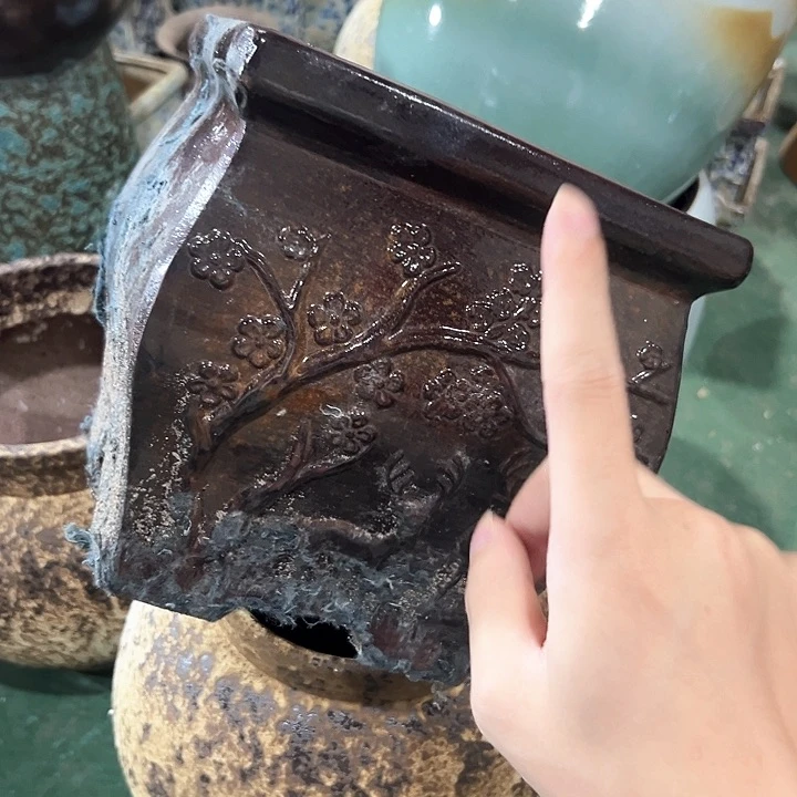 紫砂花盆次品次品次品