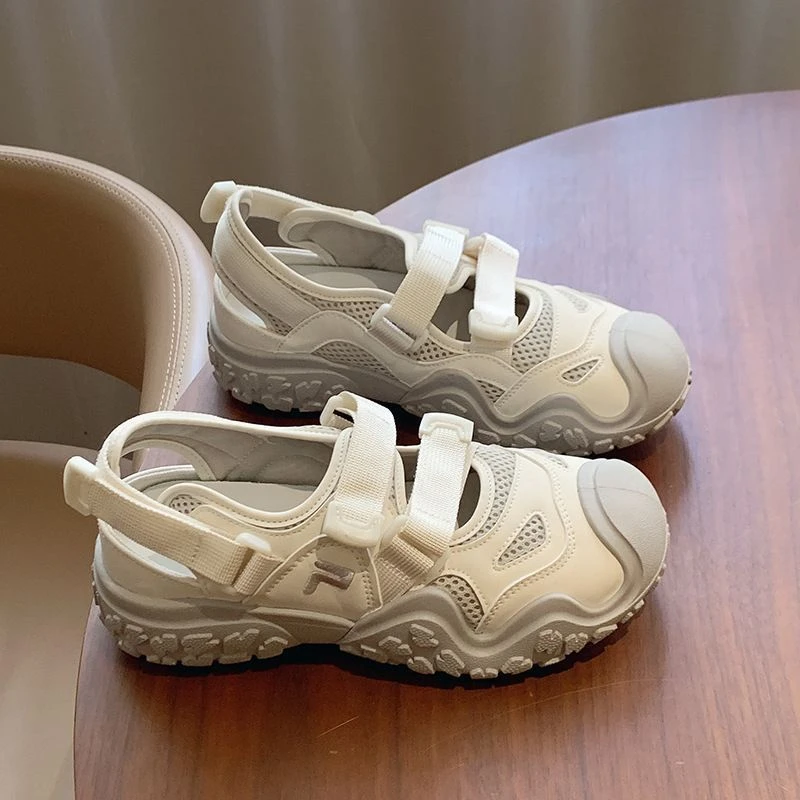 小众潮流夏季新款透气运动鞋超轻便百搭休闲鞋厚底增高青年男女鞋