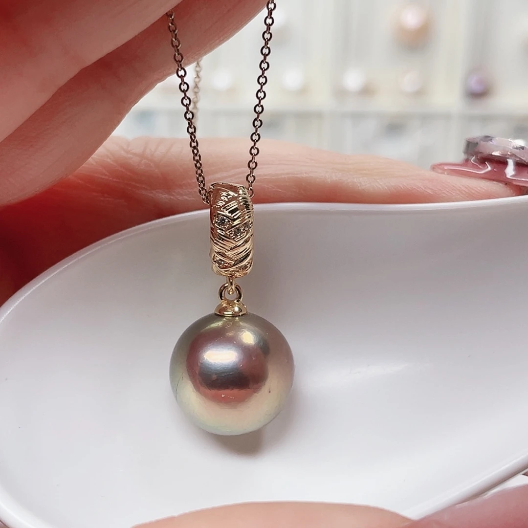 淡水珍珠吊坠(赠链)合金