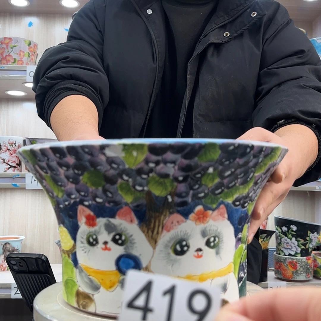 紫砂花盆瑕疵瑕疵419