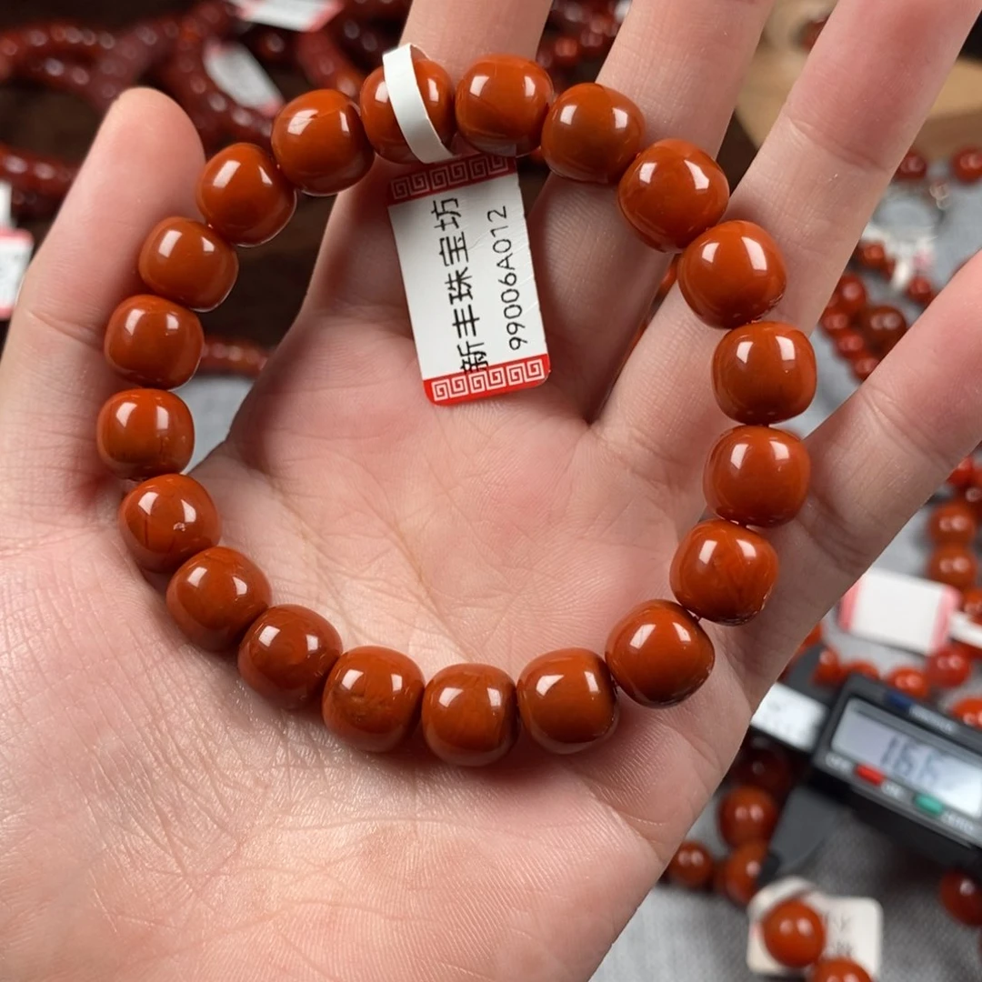 南红玛瑙手串未镶嵌9mm