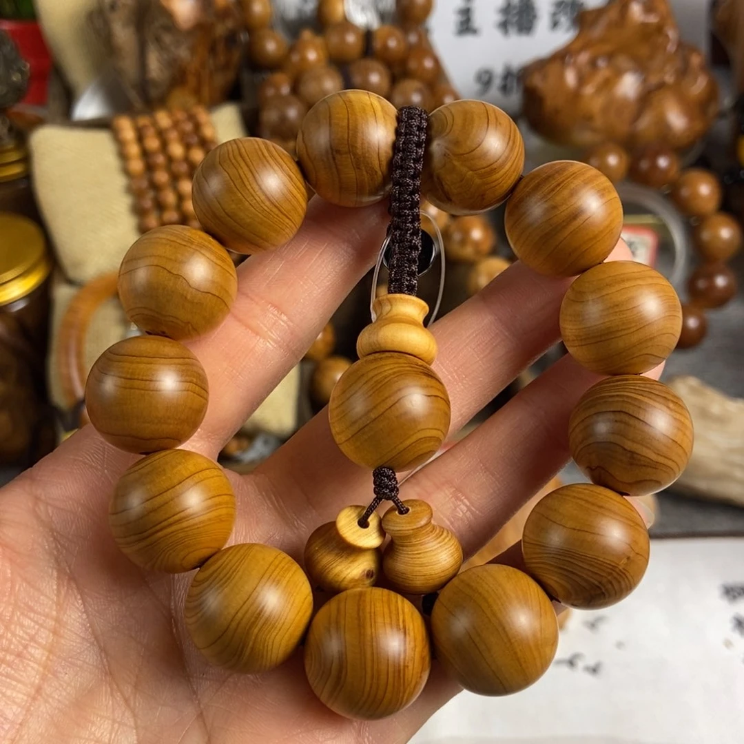 柏木(崖柏)手串/手链北太行高崖陈化黑油18