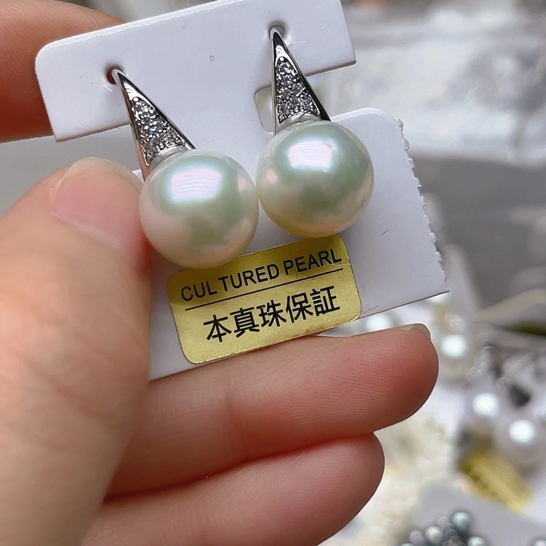 淡水珍珠耳钉未镶嵌