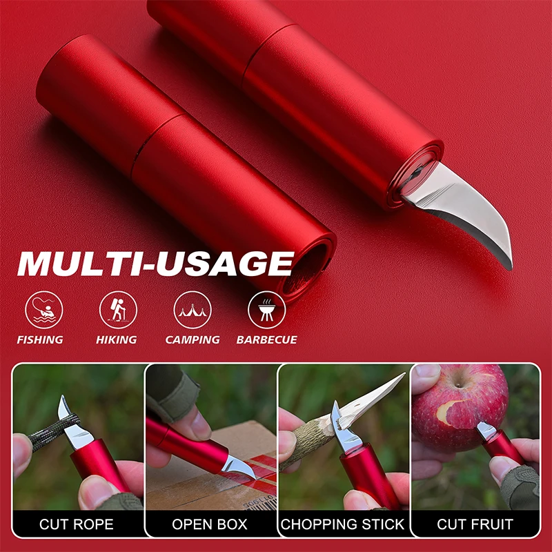 烈焰红唇-便携水果刀户外家