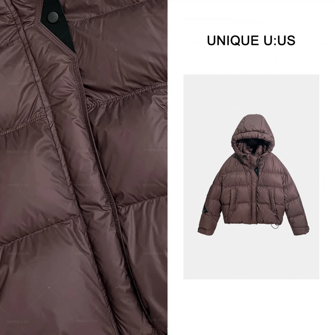 【GSL】欧美主义冬季时尚气质百搭女装羽绒服2411103