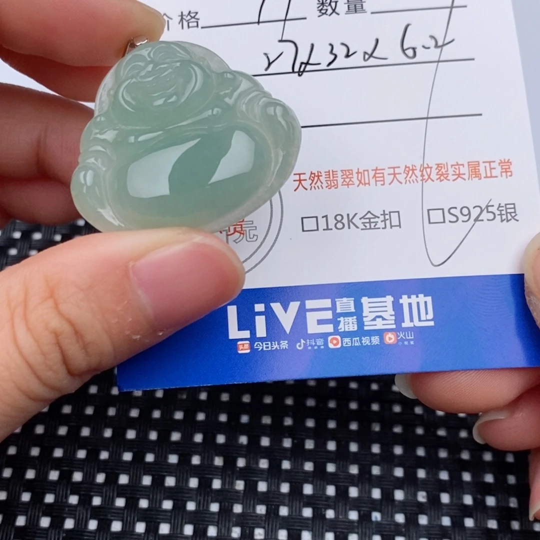 翡翠银S925镶嵌颈饰