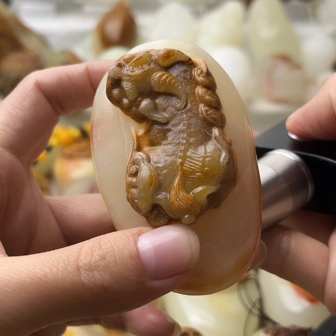 石材古青石不退换貔貅微瑕