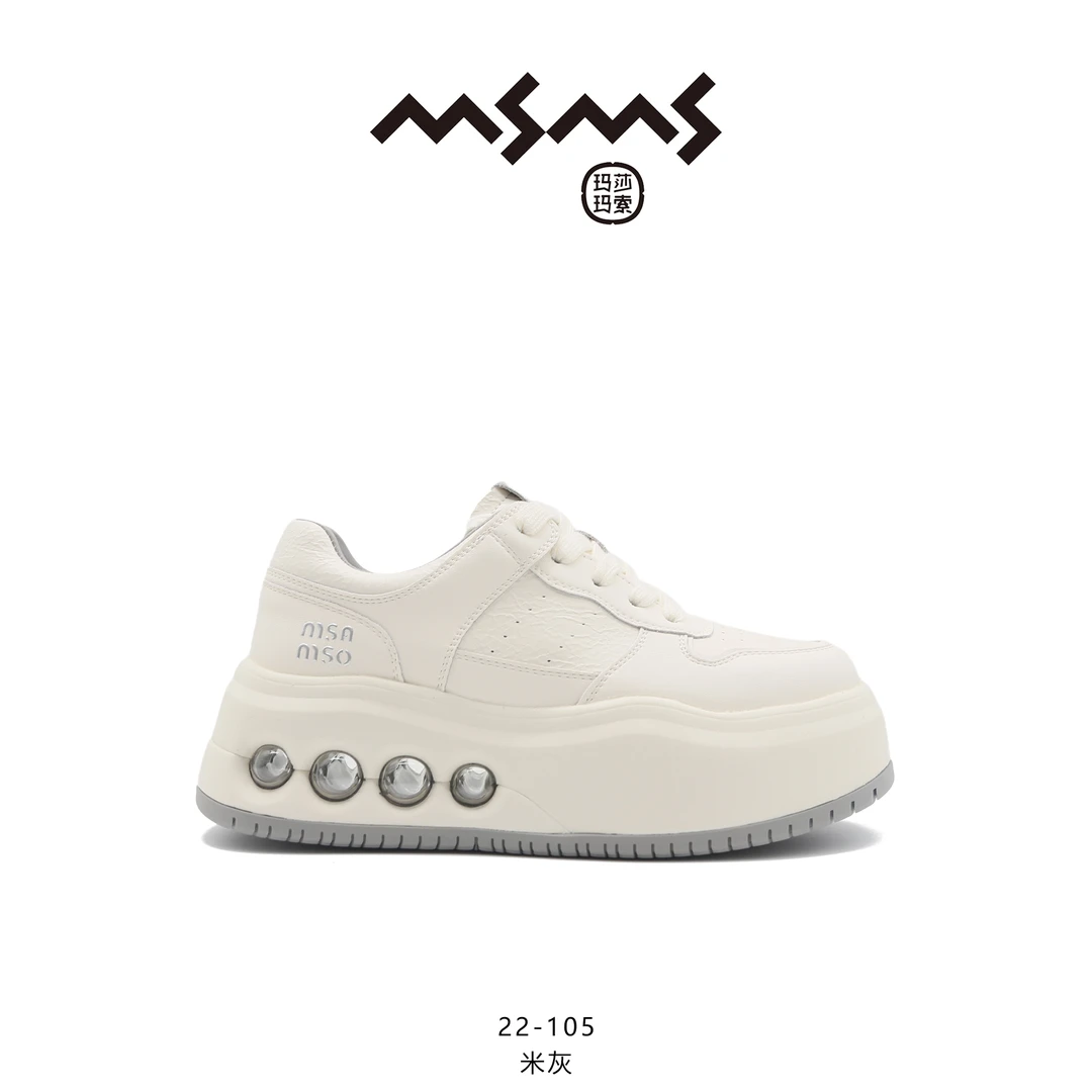【玛莎玛索】（特价）22-105春季新款时尚百搭厚底小众鞋舒适潮流