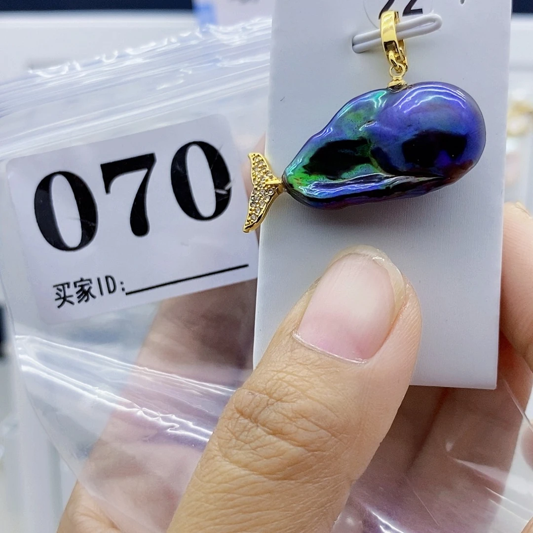 颈饰钛钢淡水珍珠