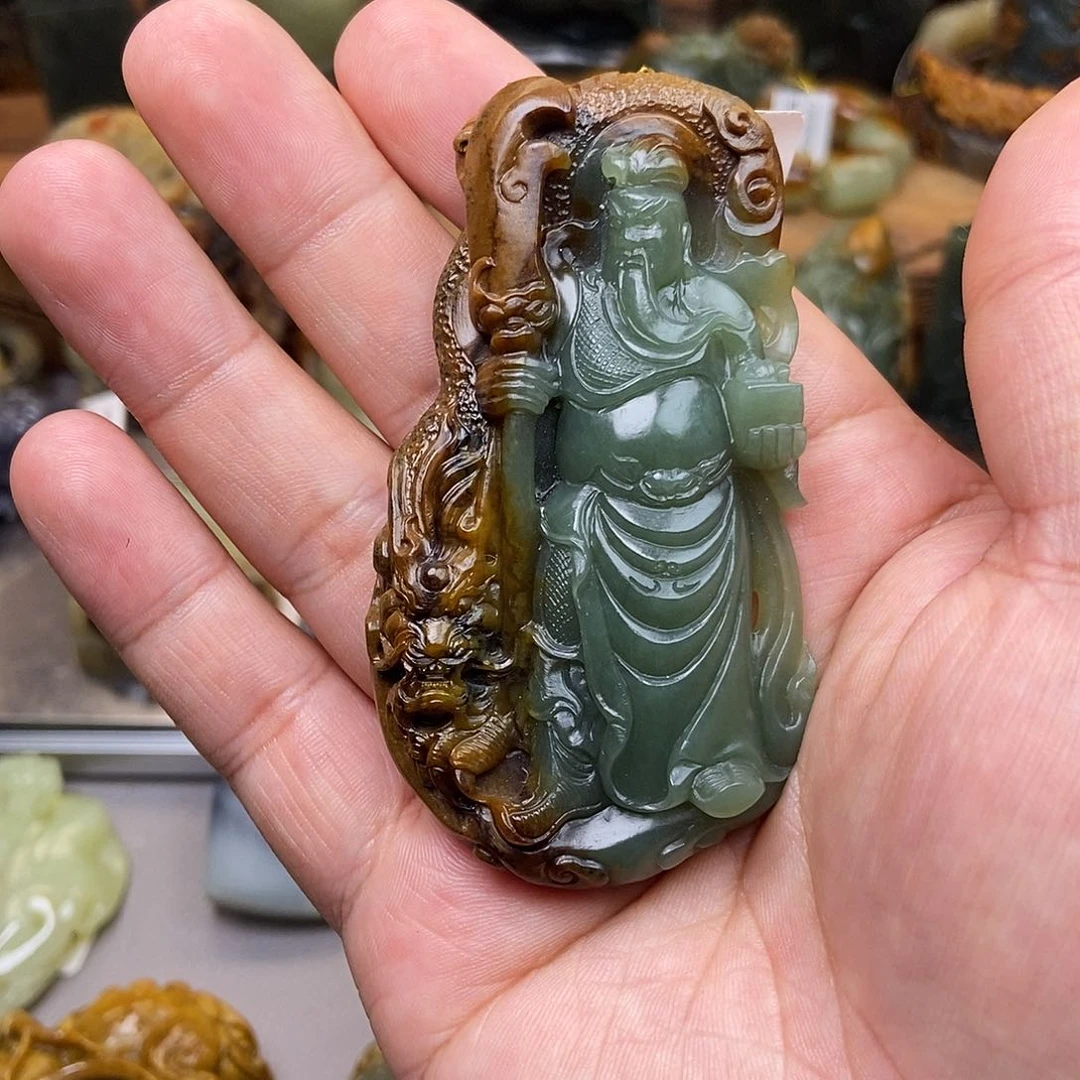 岫岩河磨玉（透闪石质玉）未镶嵌珠宝奇石路*