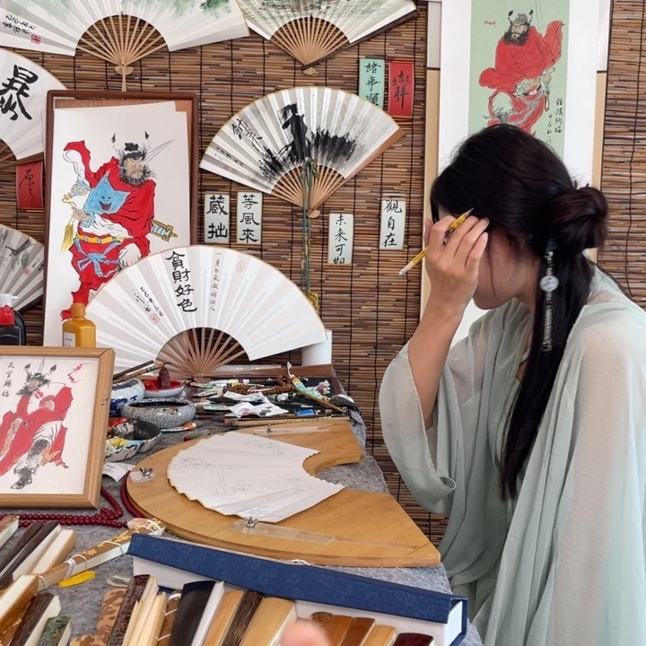 ￡***A书法李老师8寸玉竹