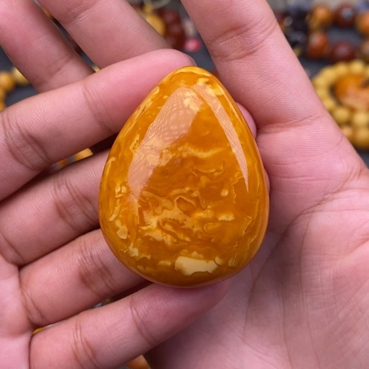 琥珀未镶嵌裸石蜜蜡L