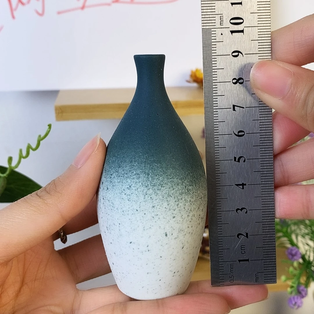 摆件景德镇高温陶瓷小花瓶