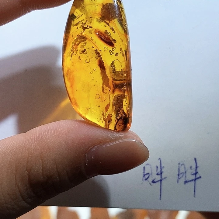 定制琥珀琥珀虫珀吊坠