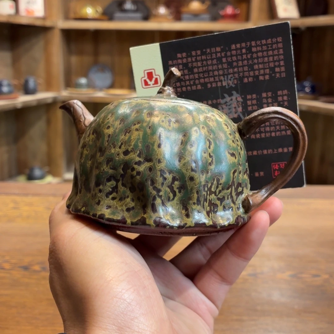 柴烧老岩泥茶器皿