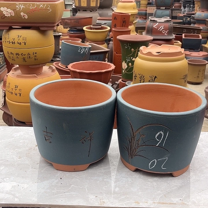 紫砂紫砂花盆也在