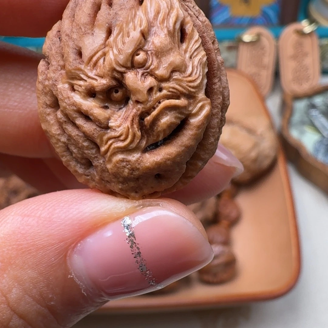 桃核核潮核雕手工作品