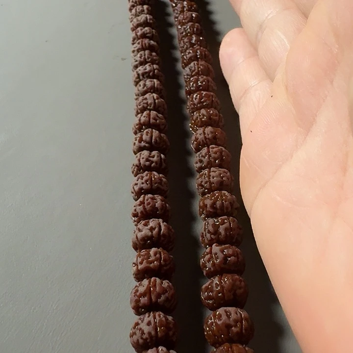 金刚菩提吊坠勿里达老树王紫红皮全品无黄！