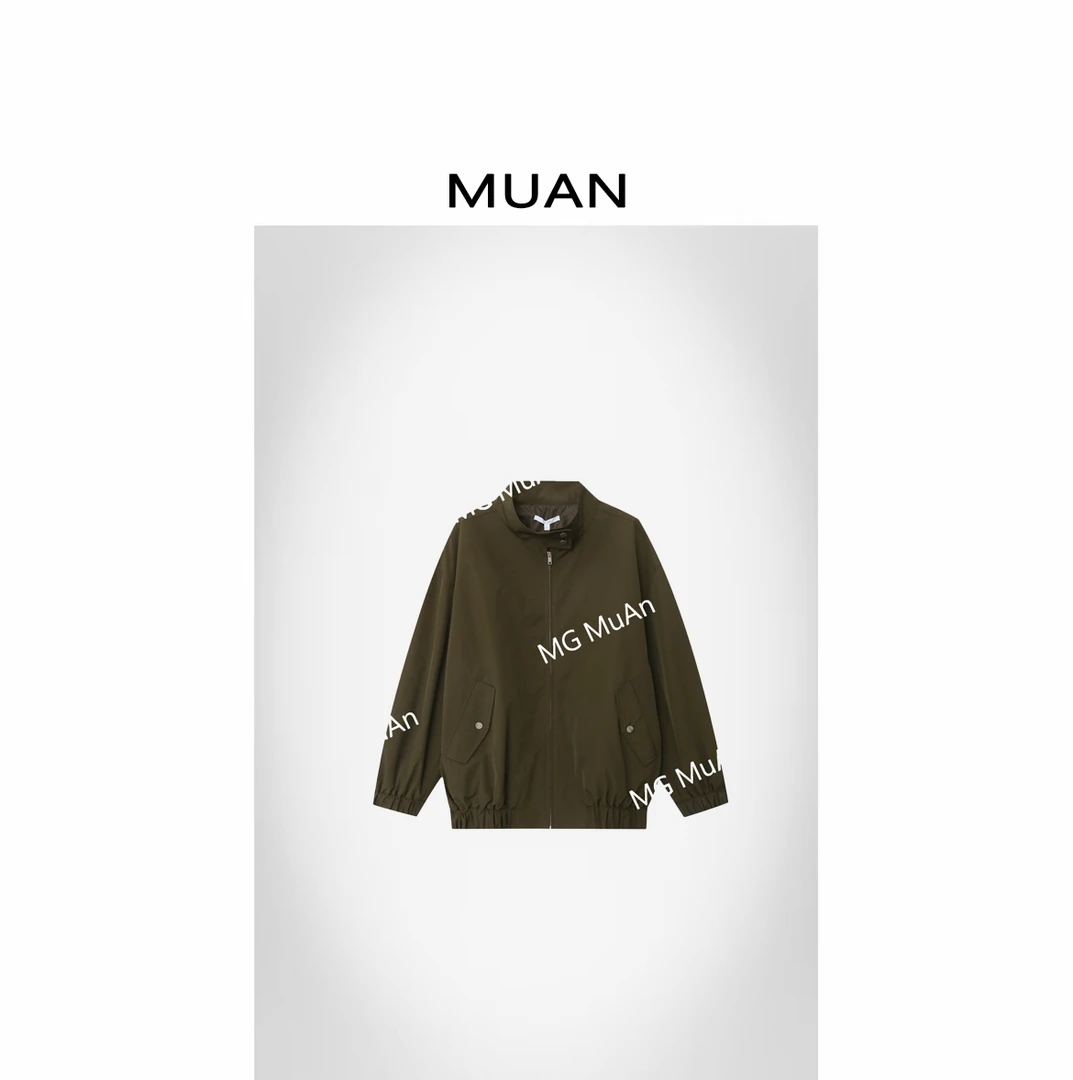 木岸MUAN：《老友记工装外套》定制冲锋衣外套立领上衣女DG3-8890