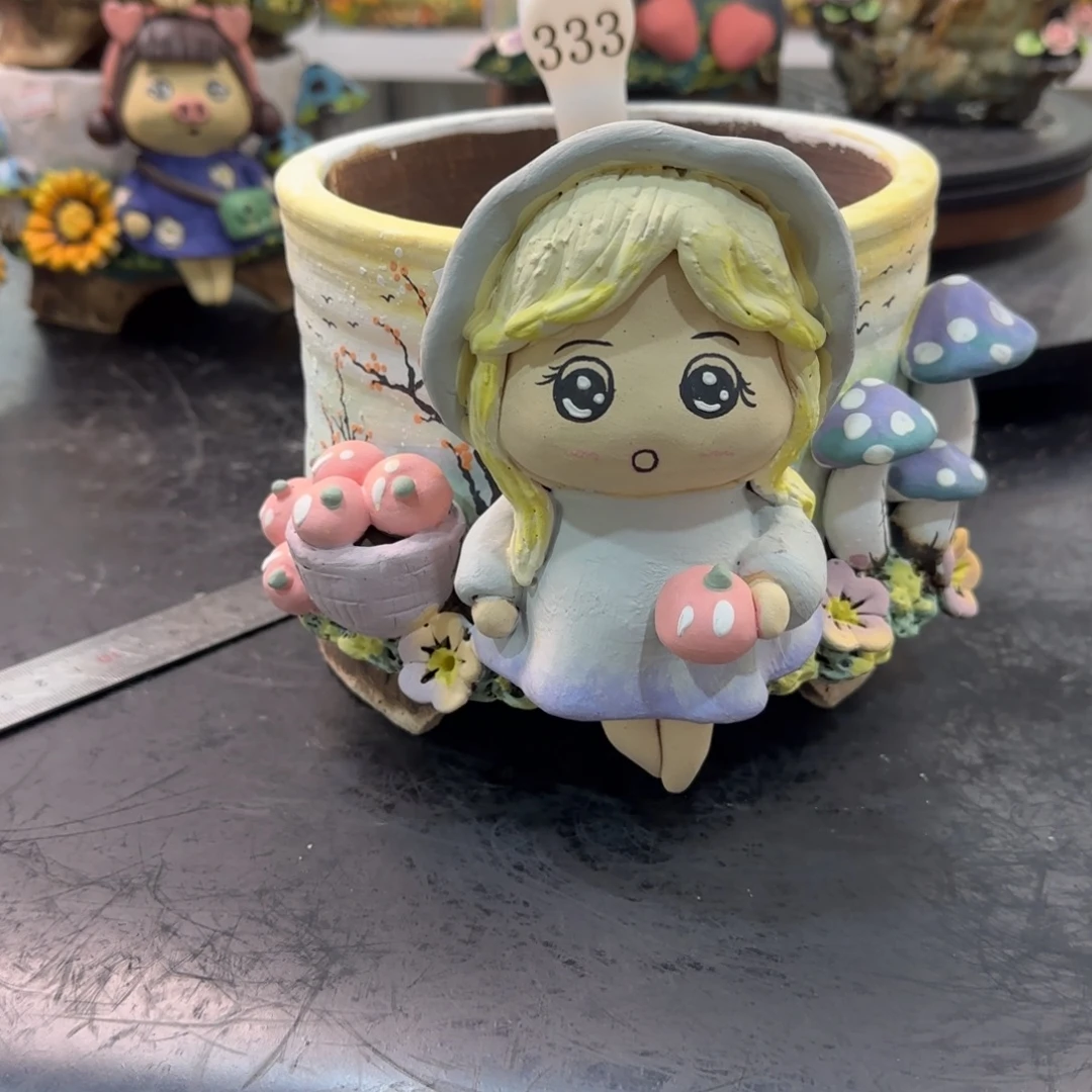 ****陌本默花器麦饭石花盆瑕疵盆