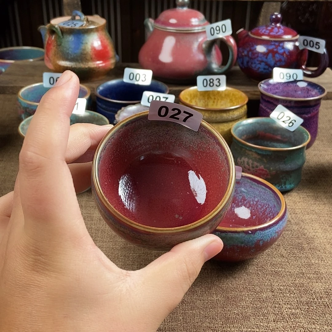 见***李瓷片钧瓷茶壶茶具