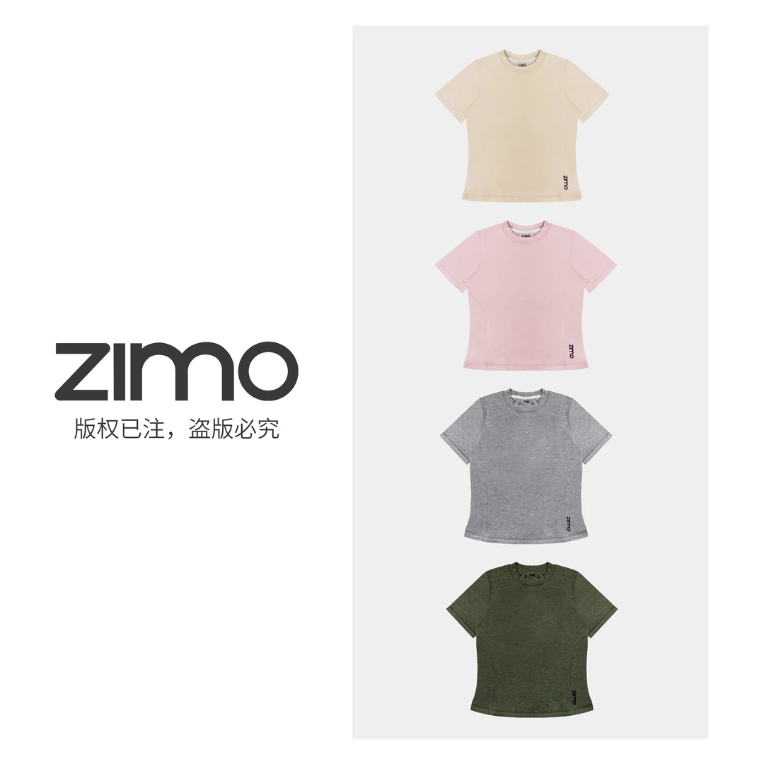 女士短袖190四色-zimo-瑜伽健身瑜伽服健服YFDX190
