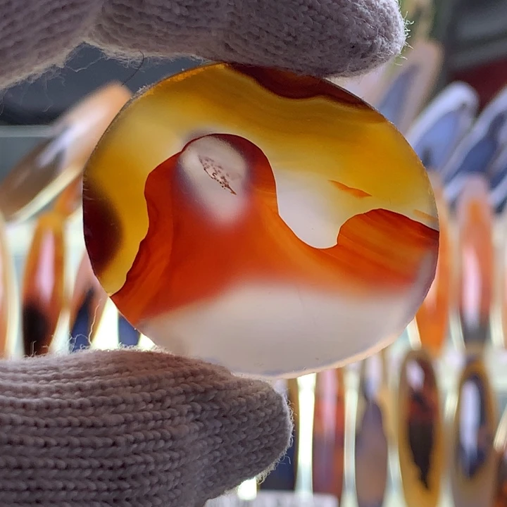 未镶嵌玛瑙/玉髓珠宝半成品198